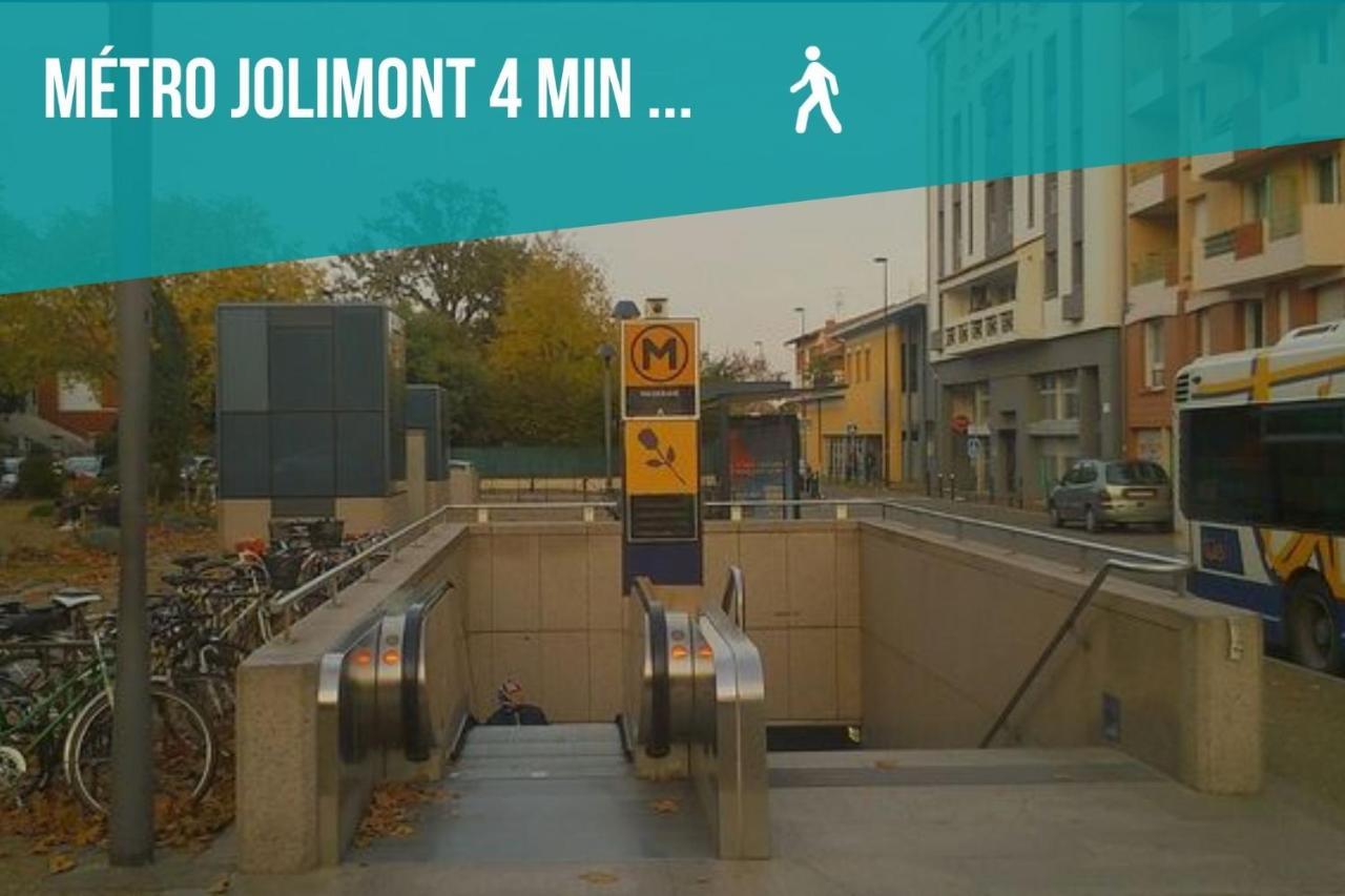 Le Jolimont - Toulousecozyflat Centre - Terrasse - Parking - Metro Exterior foto